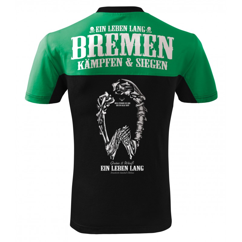 Grün Weiß Bremen Fan Shirt Grün Weiß Bremen Fan Shirt