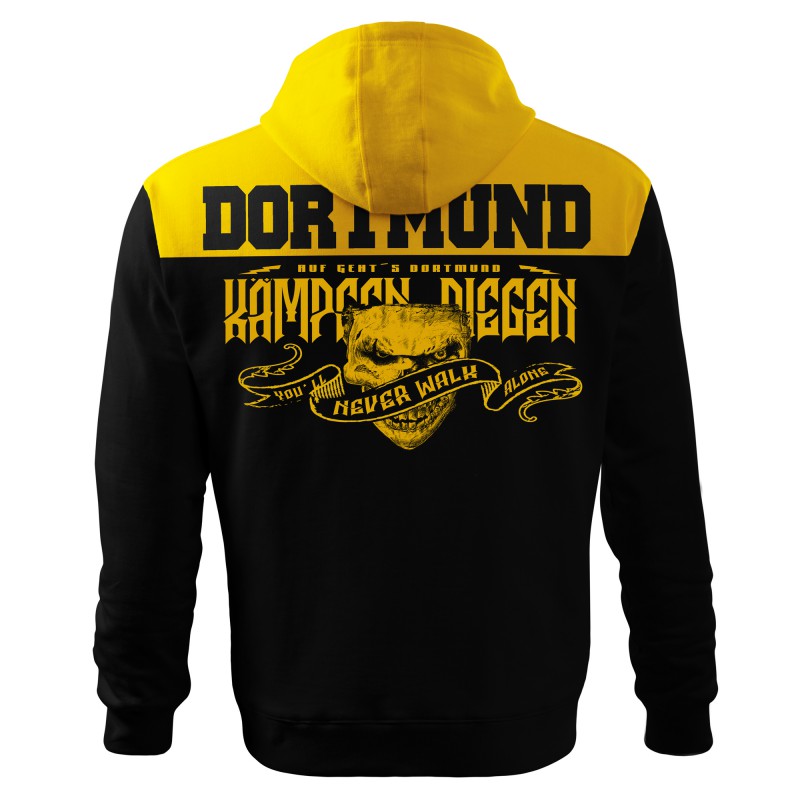 Dortmund Fan Hoodie Schwarz Gelb Dortmund Fan Hoodie Schwarz Gelb