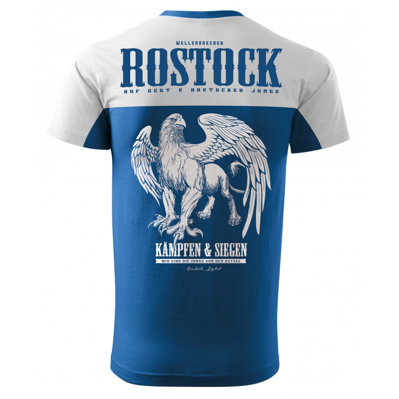 Rostock Blau Weiß Fan Shirt