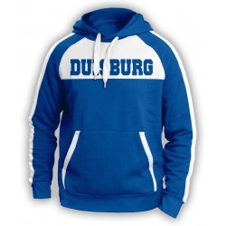 Duisburg Fan Hoodie Blau Weiss