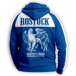 Rostock Blau Weiss Fan Pullover