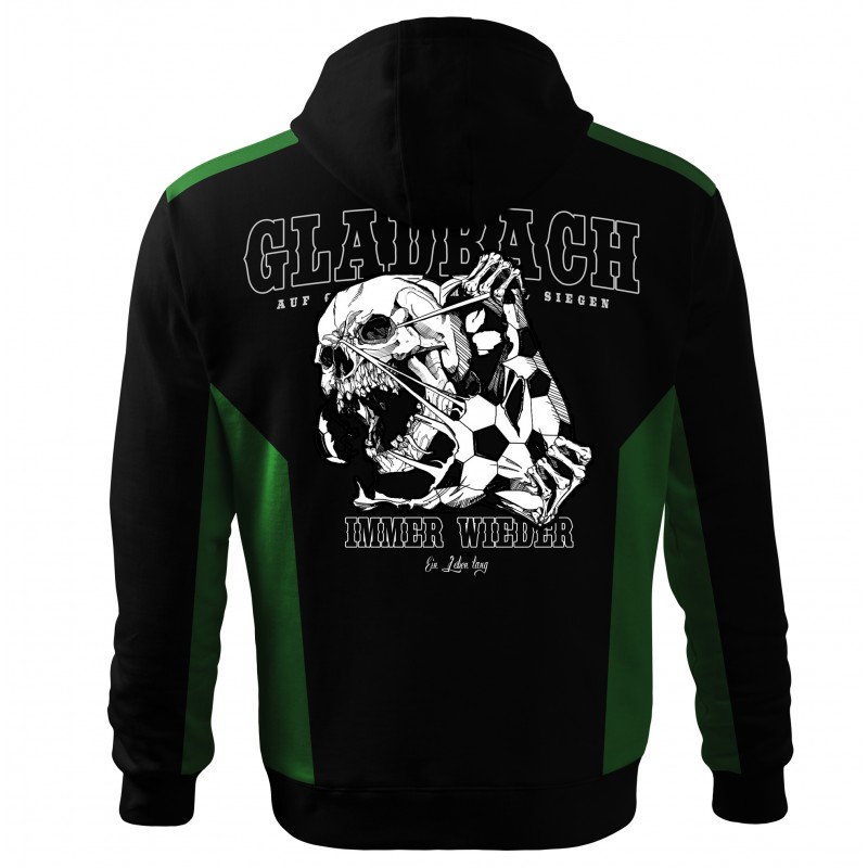 Gladbach Fan Jacke Skull