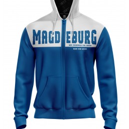 Magdeburg Fan Jacke mit Kapuze